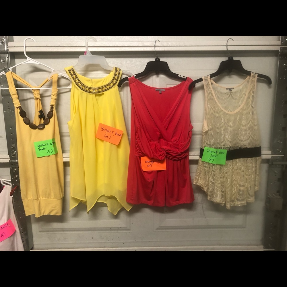 Multiple name brand name tops- multiple listings